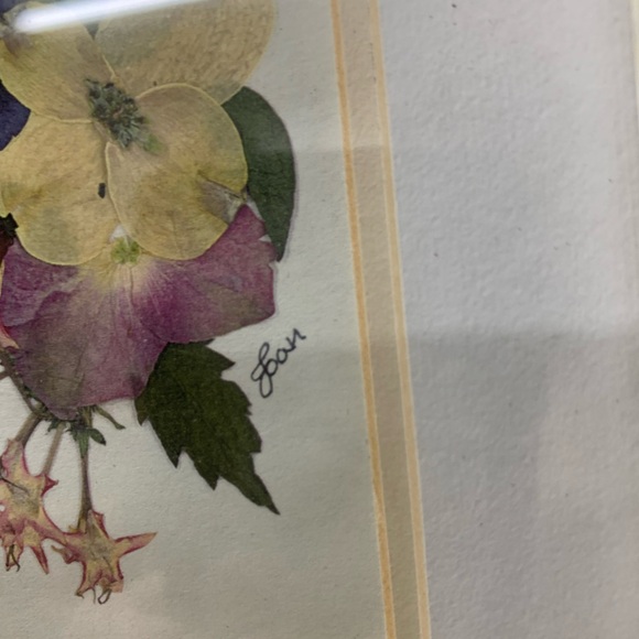 Framed and Matted 5 x 7 Pansy Watercolor Print by Joan - Picture 4 of 6